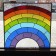 (71)兵庫県西宮市ひのいけ保育園様 エントランス外構壁 虹のデザイン 施工前後比較写真10