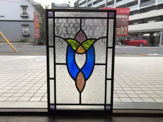 (55)ステンドグラスパネル修理 Y建設様 大阪府堺市