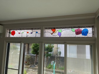 (216)滋賀県草津市S様邸 ピアノルーム欄間はめ殺し窓 お客様のスケッチを元に制作 施工前後比較写真 ※お客様の声有り　住友不動産リフォーム