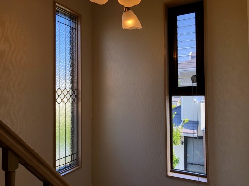 １回目の工事にて左側の大きい窓のみ設置