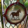 (63)奈良県Ｓ様邸 玄関ホール 馬柄絵付けステンドグラス 偽ステンドグラス交換 施工前後比較写真2