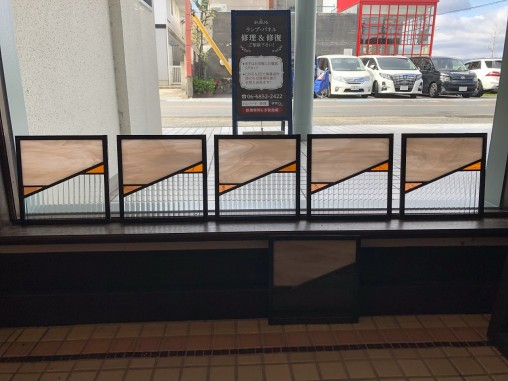 納品前にショールームにて撮影