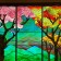 (87)広島県Ｈ様邸 ティファニータイプ風景画ＬＥＤ内蔵ステンドグラス7